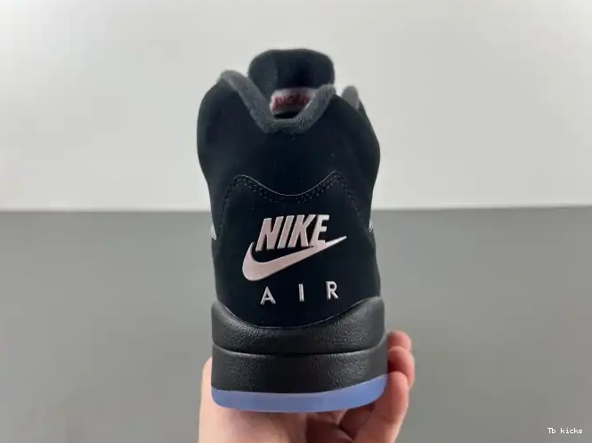 Rep TBK 5 Air Reimagined Metallic HF3975-001 Black Jordan 0615